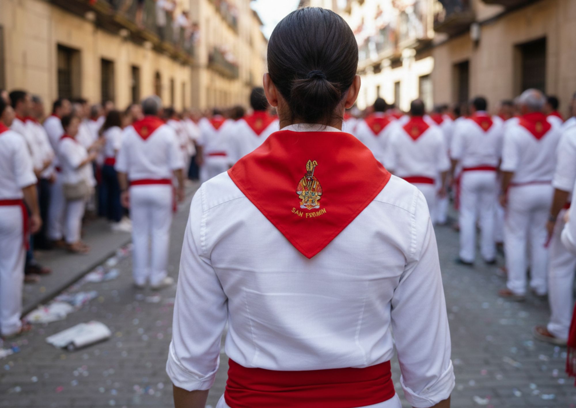 chica-de-espalda-pañuelo-san-fermin